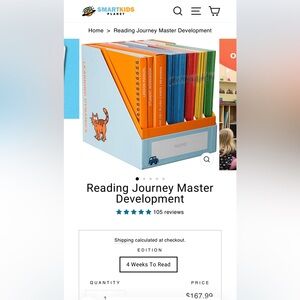 Reading Journey Master Development